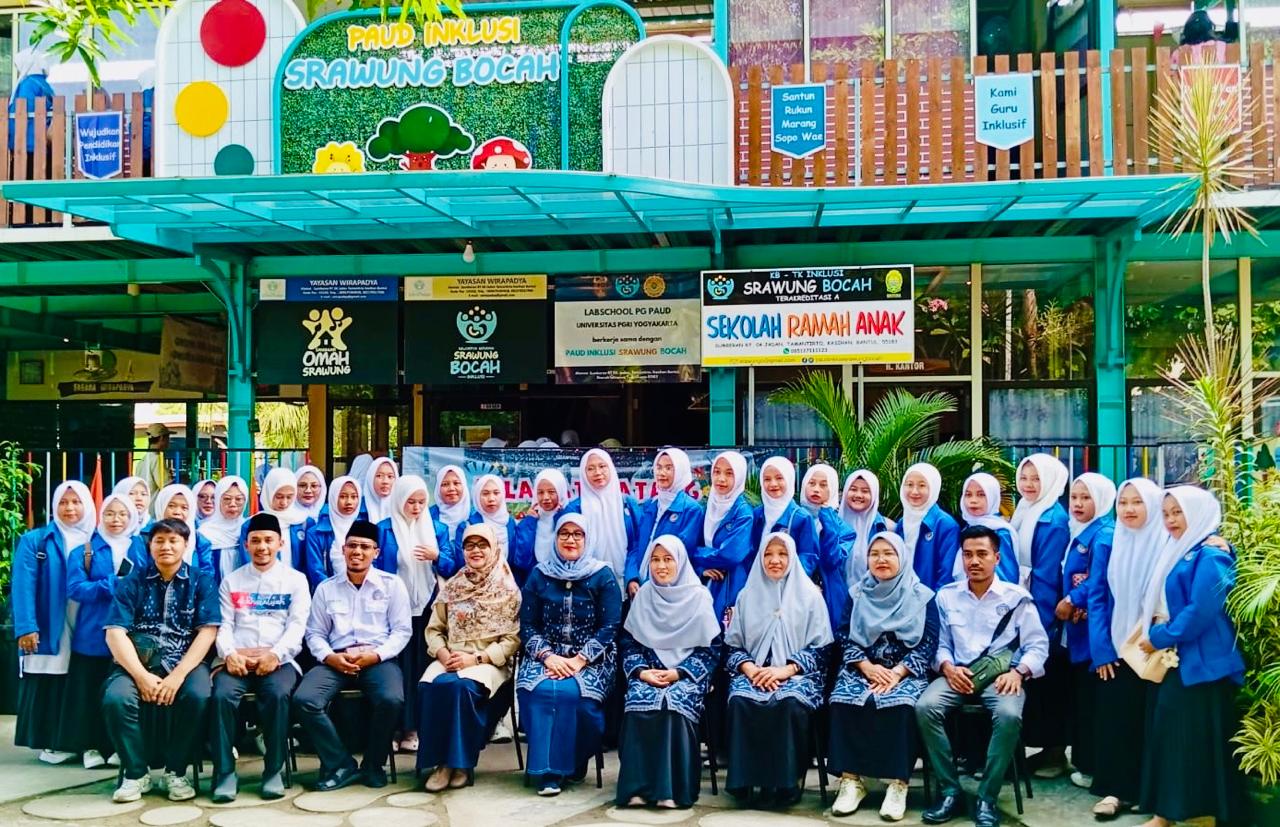 Gali Ilmu Pendidikan Inklusif, Prodi PIAUD STIT Al-Khairiyah Citangkil Cilegon Gelar Studi Banding ke PAUD Srawung Bocah Yogyakarta